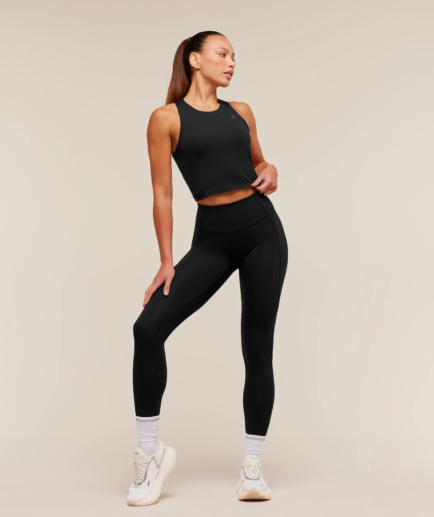 Gymshark Running Elite Leggings - Black sold by Gymshark product image thumbnail 4