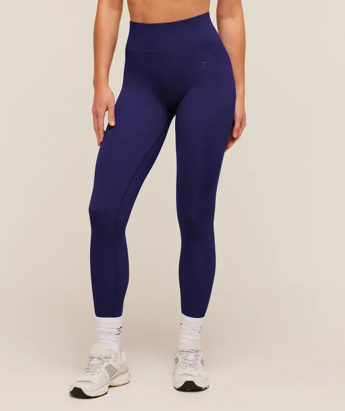Gymshark Energise Seamless Leggings - Indigo Purple made by Gymshark