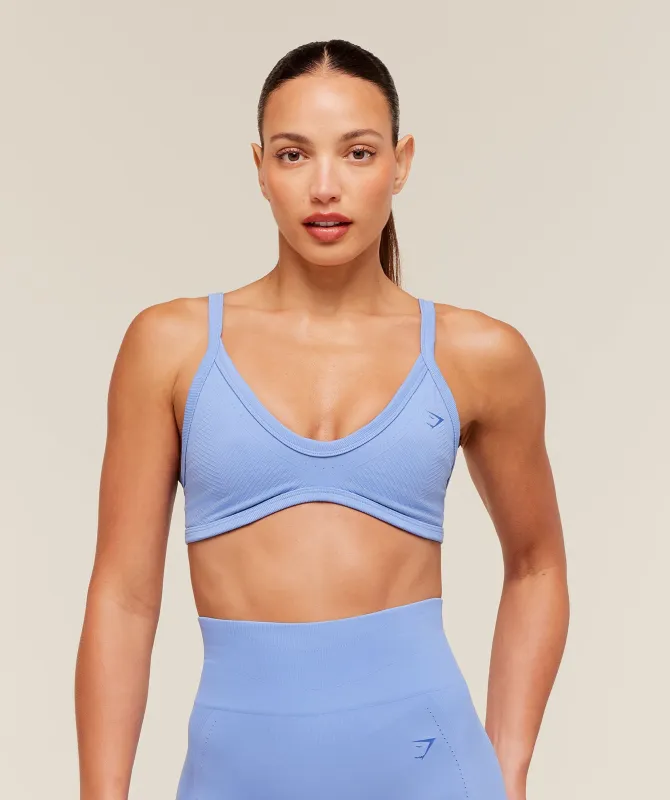 Gymshark Energise Seamless Sports Bra - Steady Purple made by Gymshark