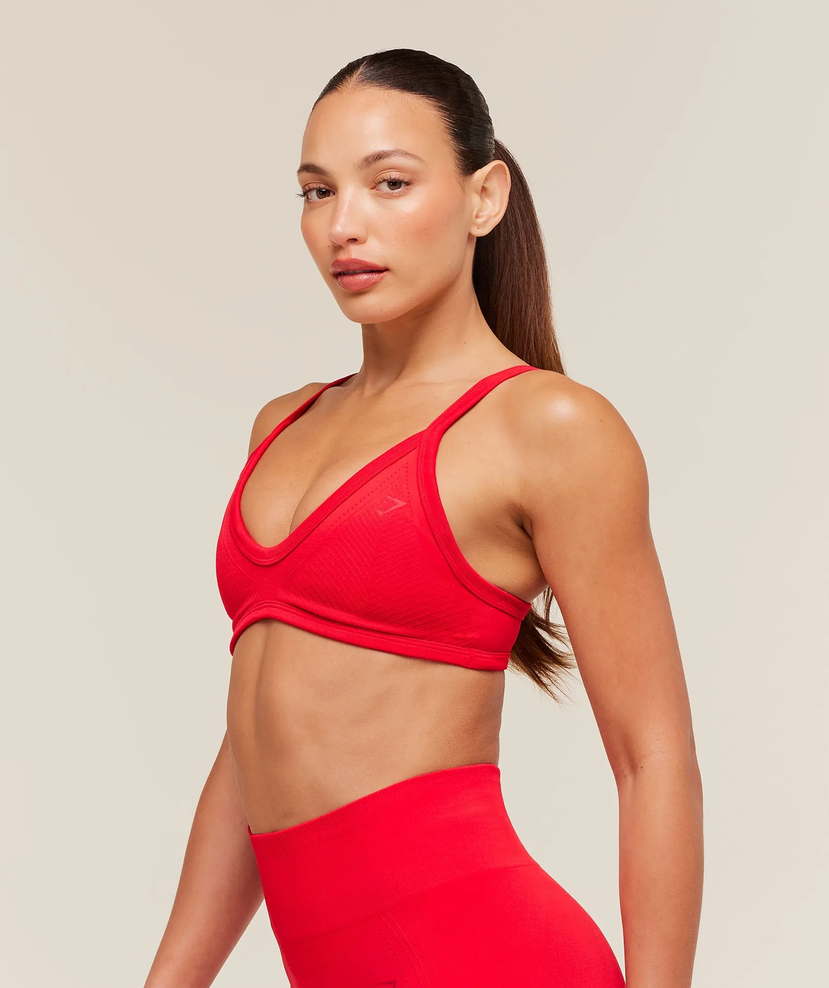 Gymshark Energise Seamless Sports Bra - Athletic Red sold by Gymshark product image thumbnail 3