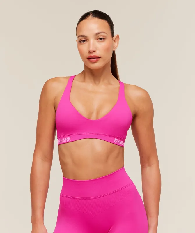 Gymshark Flex V4 Sports Bra - Super-Set Pink made by Gymshark
