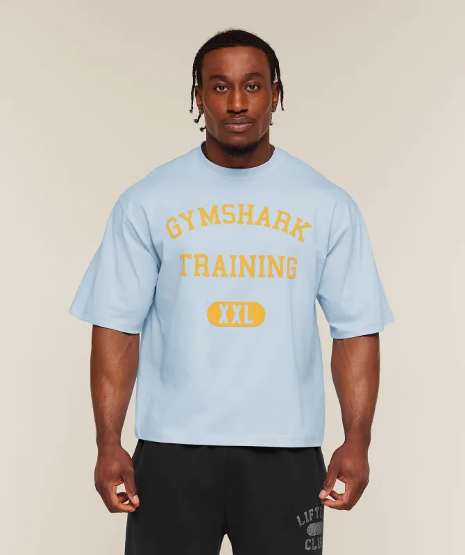 Gymshark Training Graphic T-Shirt - Chilled Blue made by Gymshark