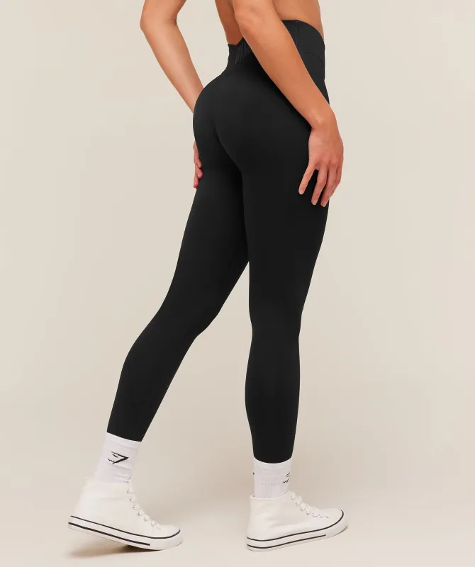 Gymshark Flex V4 Leggings - Black/P885 made by Gymshark