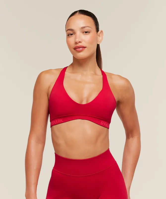 Gymshark Flex V4 Sports Bra - Carmine Red made by Gymshark