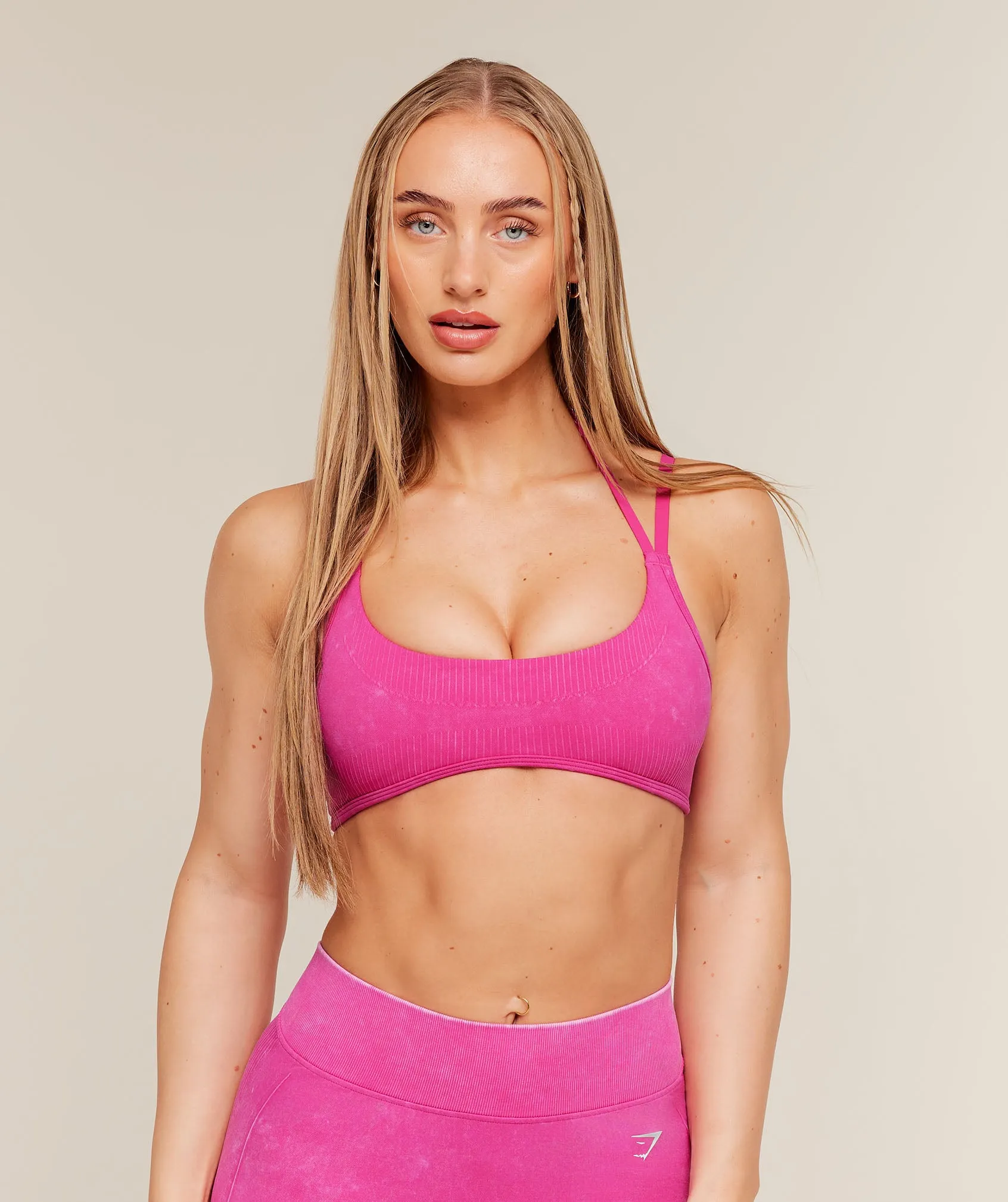 Gymshark x Bratz Light Support Sports Bra - Super-Set Pink/Wash sold by Gymshark