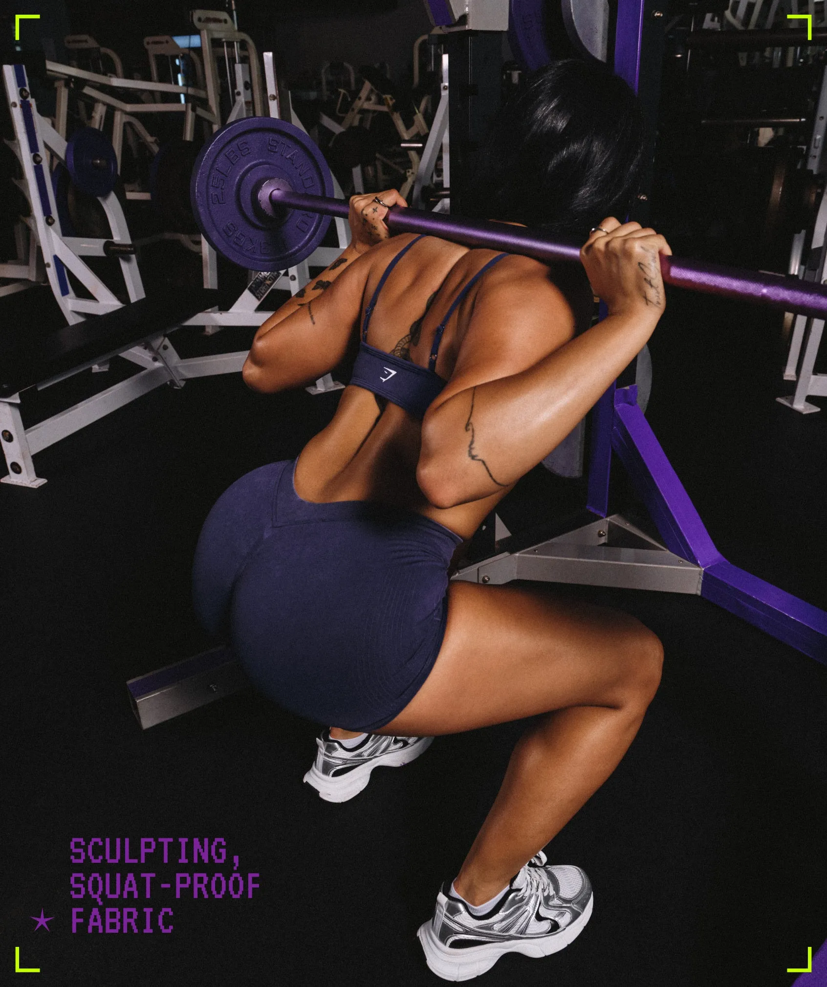 Gymshark x Bratz Shorts - Indigo Purple/Wash sold by Gymshark product image thumbnail 3