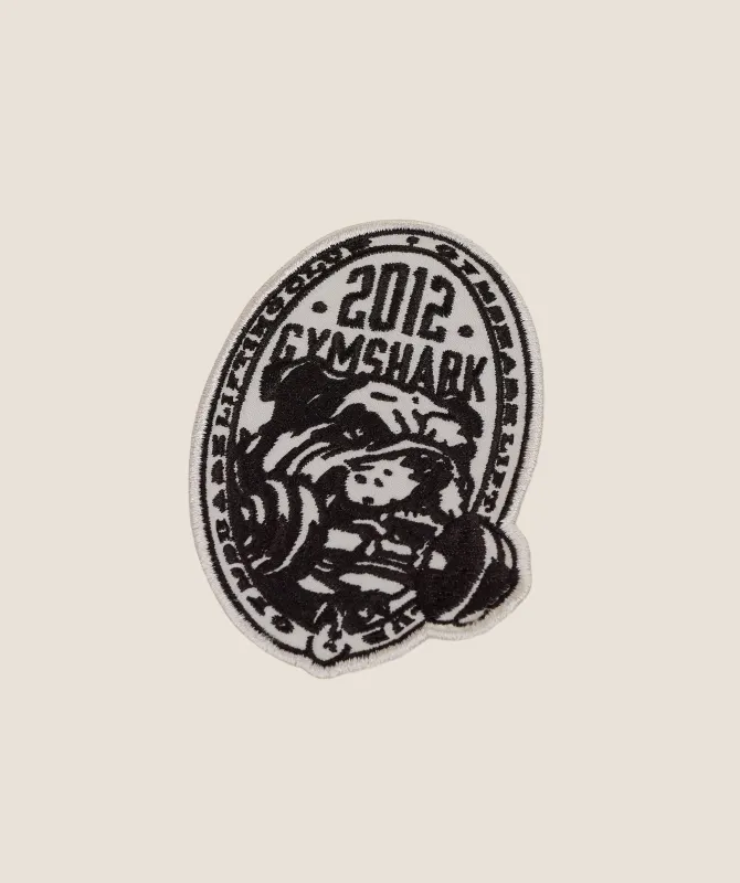 Gymshark Bulldog Patch - Light Grey made by Gymshark