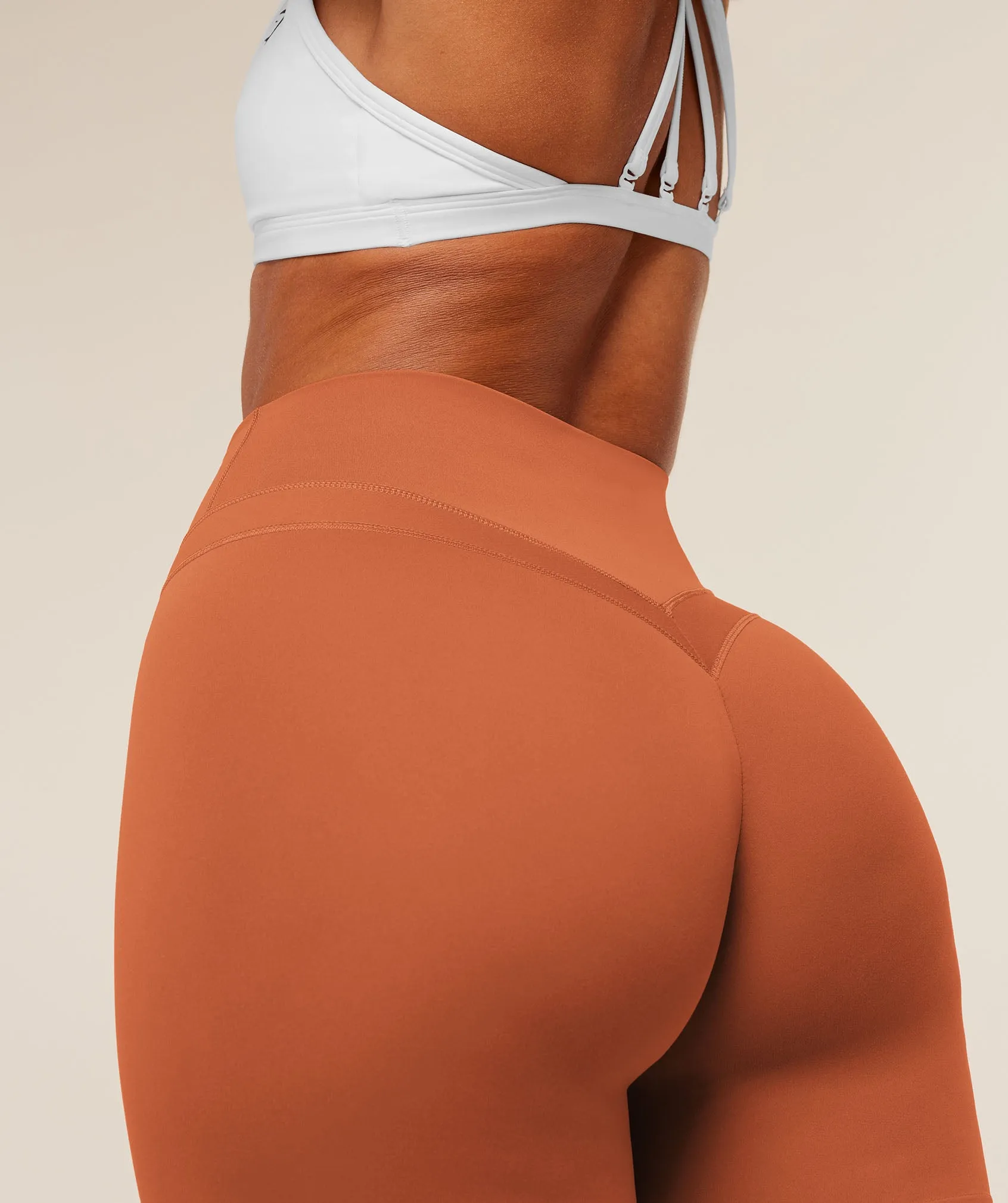 Gymshark Whitney Shorts - Terracotta Orange sold by Gymshark product image thumbnail 4