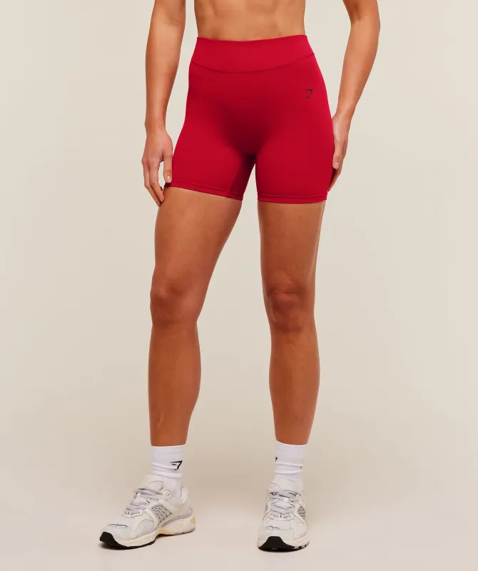Gymshark Lifting Dipped Waistband Shorts - Carmine Red made by Gymshark