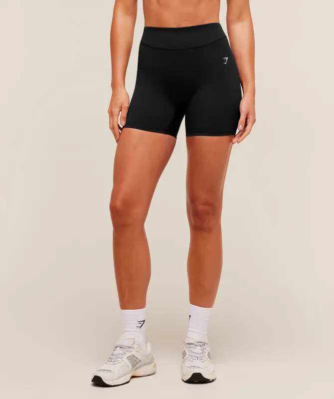 Gymshark Lifting Dipped Waistband Shorts - Black made by Gymshark