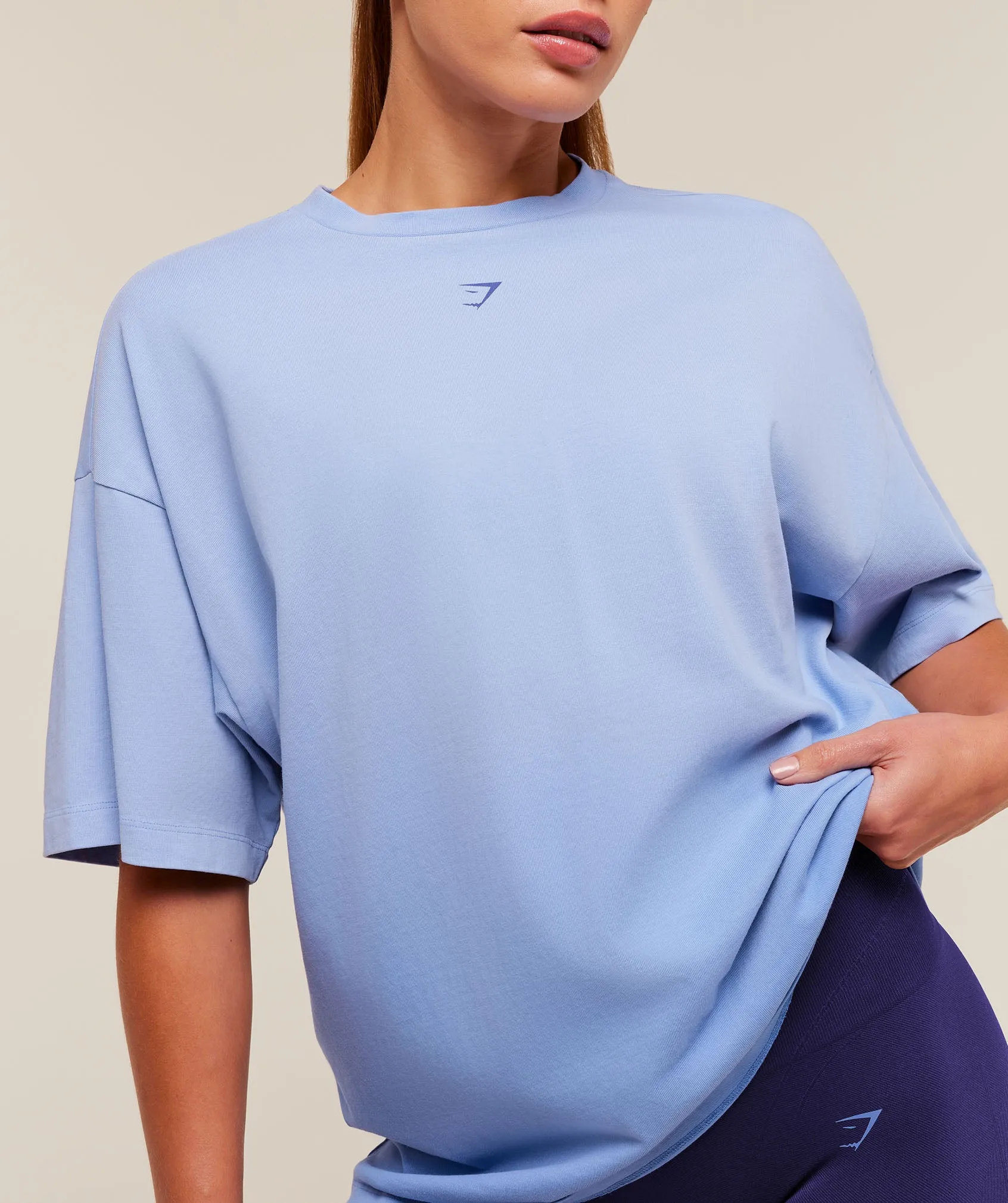 Gymshark Hard Work Dice Graphic Short Sleeve T-Shirt - Steady Purple/Wash sold by Gymshark product image thumbnail 5