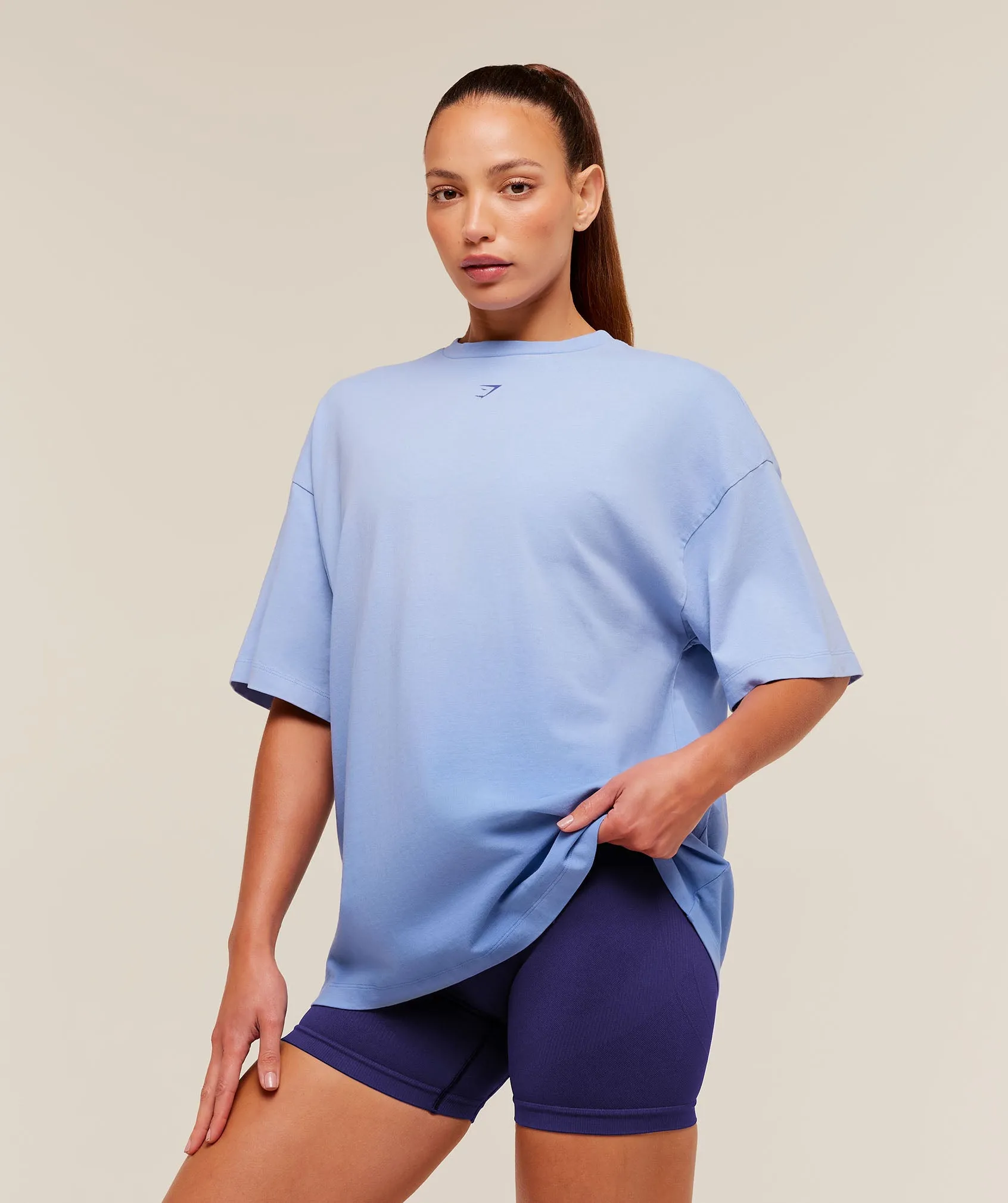 Gymshark Hard Work Dice Graphic Short Sleeve T-Shirt - Steady Purple/Wash sold by Gymshark product image thumbnail 3