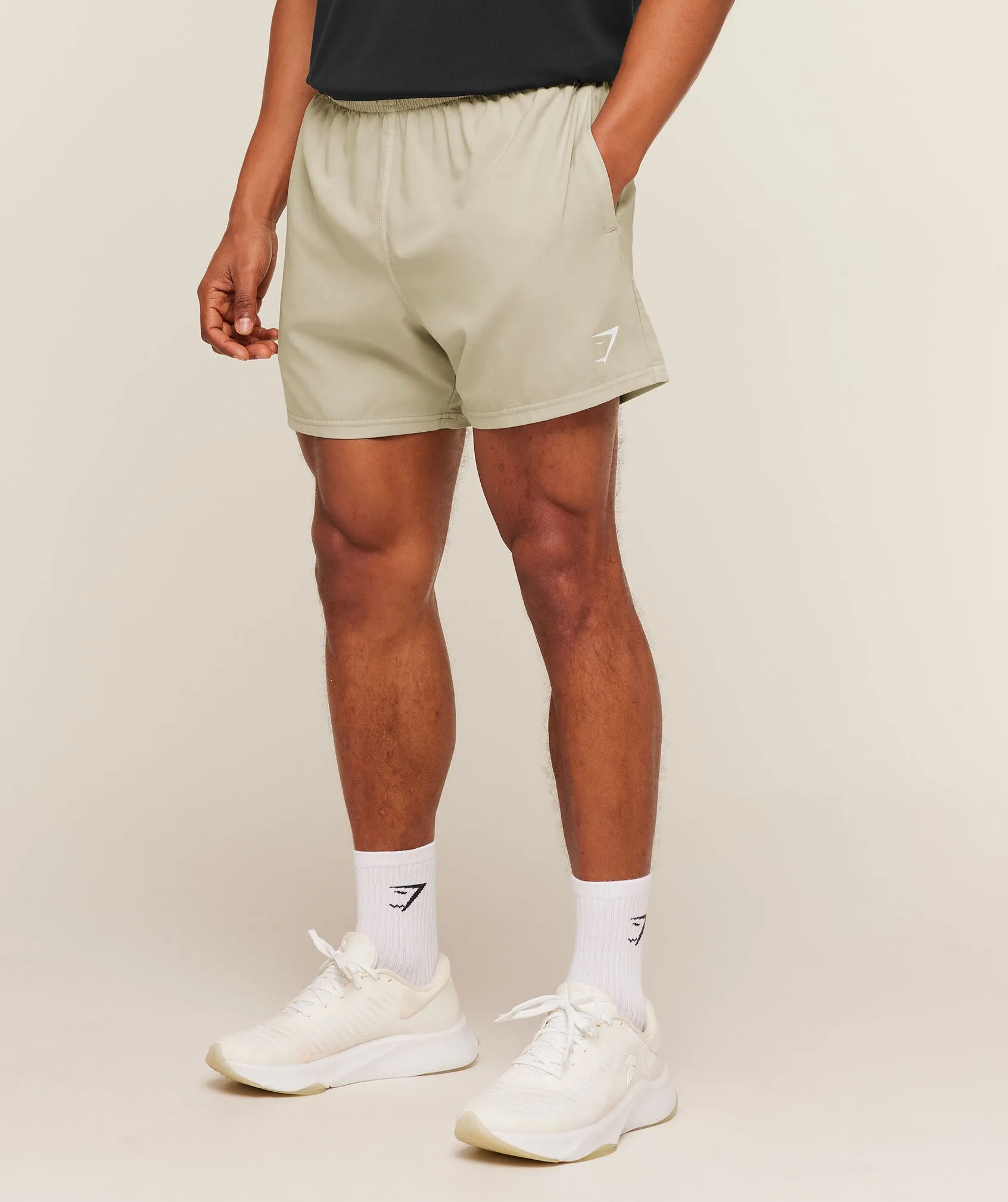 Gymshark Washed Pastels Shorts - Pebble Grey/Wash sold by Gymshark product image thumbnail 3