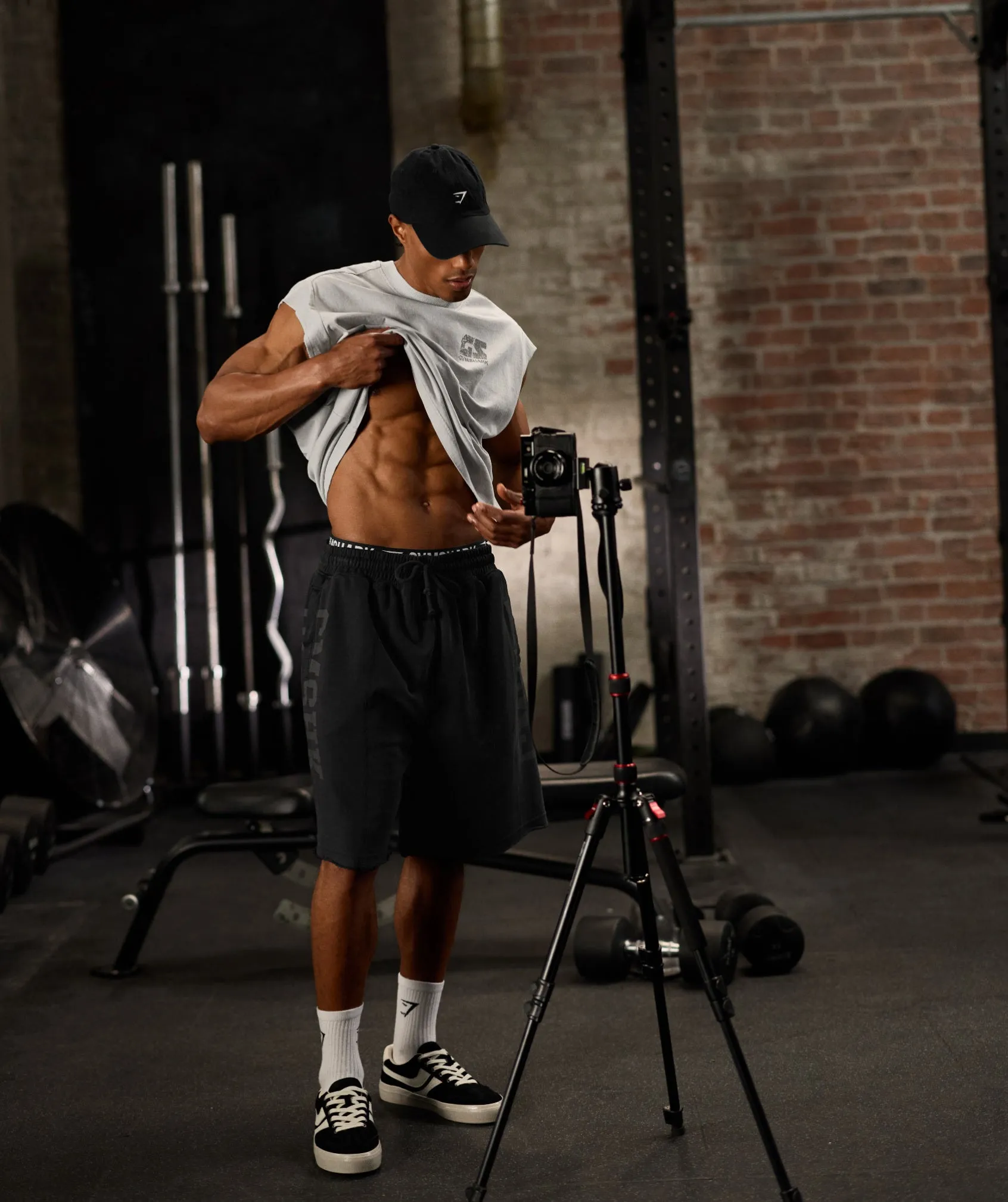 Gymshark Accent Capped Sleeve T-Shirt - Light Grey sold by Gymshark product image thumbnail 2