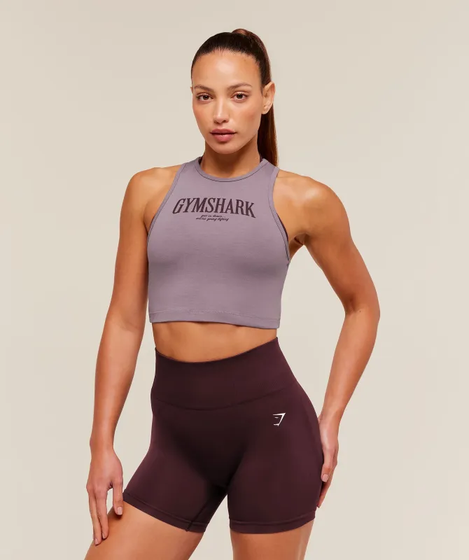 Gymshark Graphic Midi Tank - Dusk Purple made by Gymshark