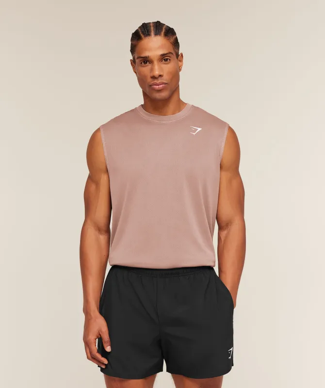 Gymshark Washed Pastels Tank - Taupe Brown/Wash made by Gymshark