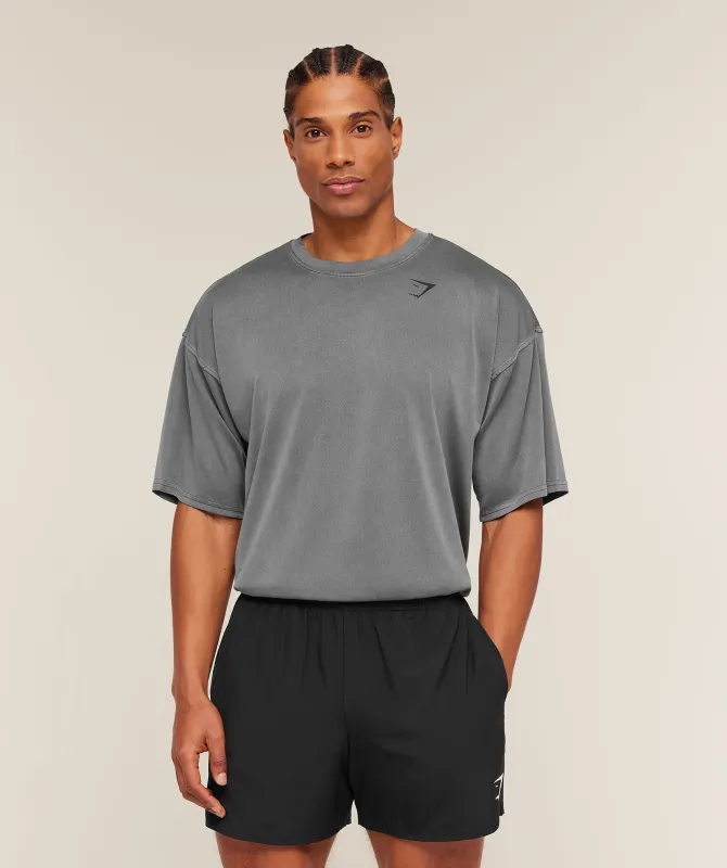 Gymshark Washed Pastels T-Shirt - Black/Wash made by Gymshark