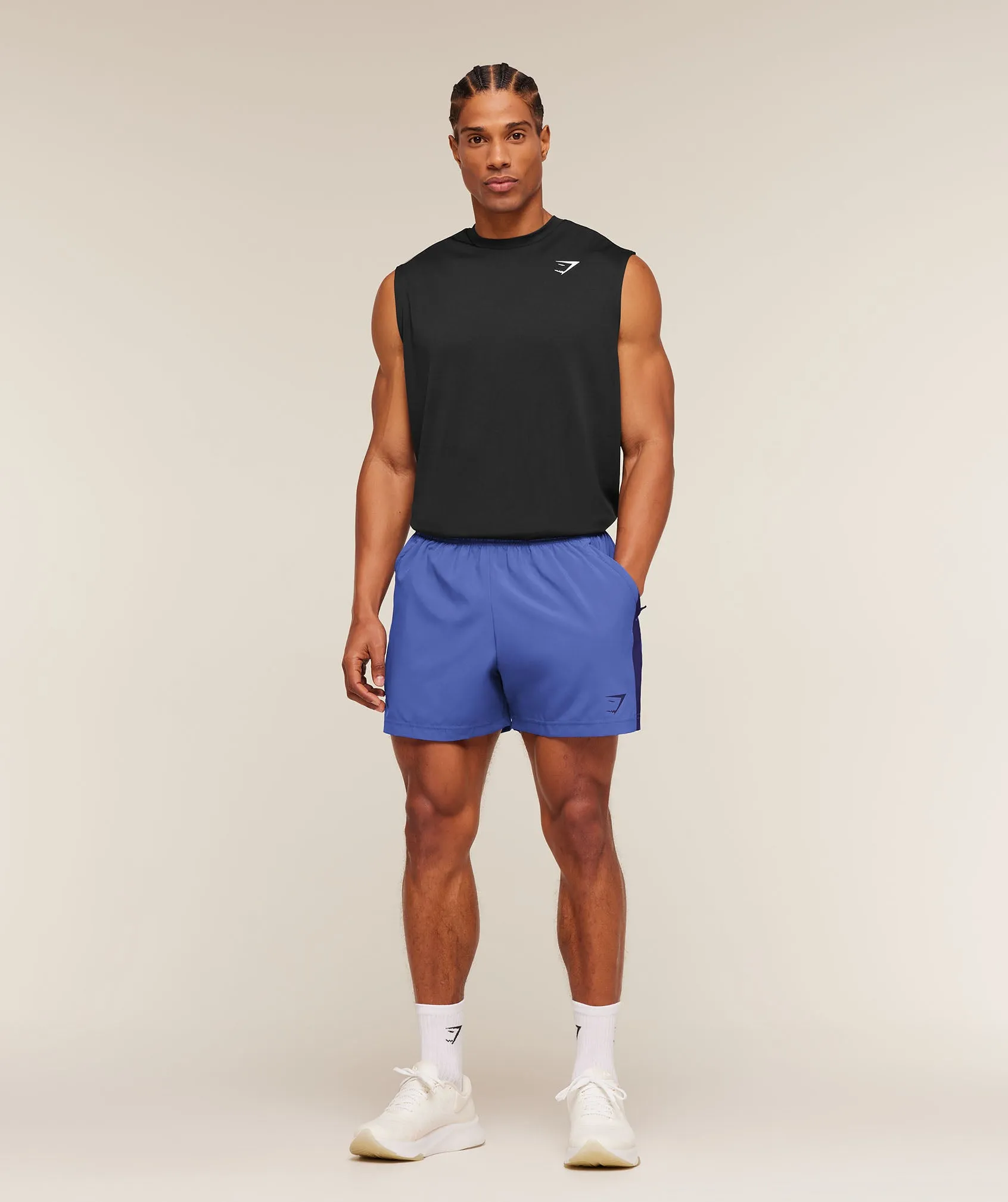 Gymshark Sport 5" Shorts - Force Blue/Indigo Purple sold by Gymshark product image thumbnail 4