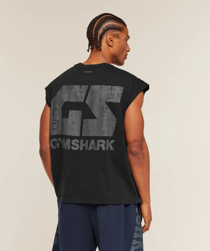 Gymshark Accent Capped Sleeve T-Shirt - Black made by Gymshark