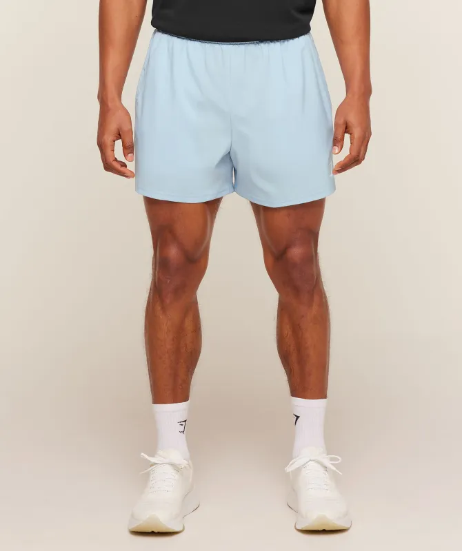Gymshark Arrival Contrast Shorts - Chilled Blue/White made by Gymshark