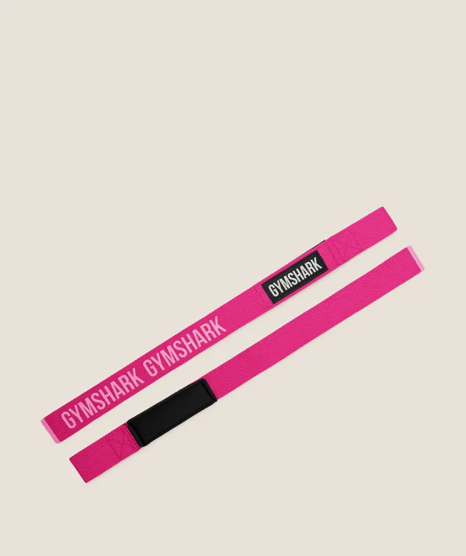 Gymshark Silicone Lifting Straps - Super-Set Pink/Focus Pink made by Gymshark