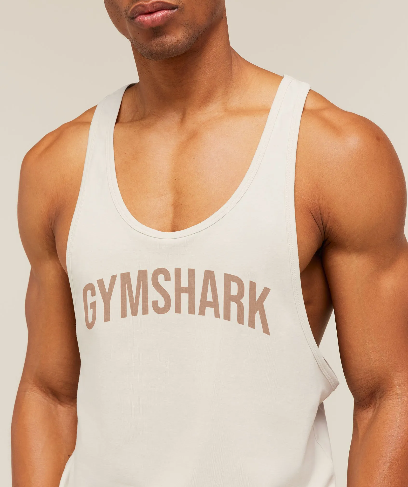 Gymshark x Frazetta Power Stringer - Tinted White sold by Gymshark product image thumbnail 5