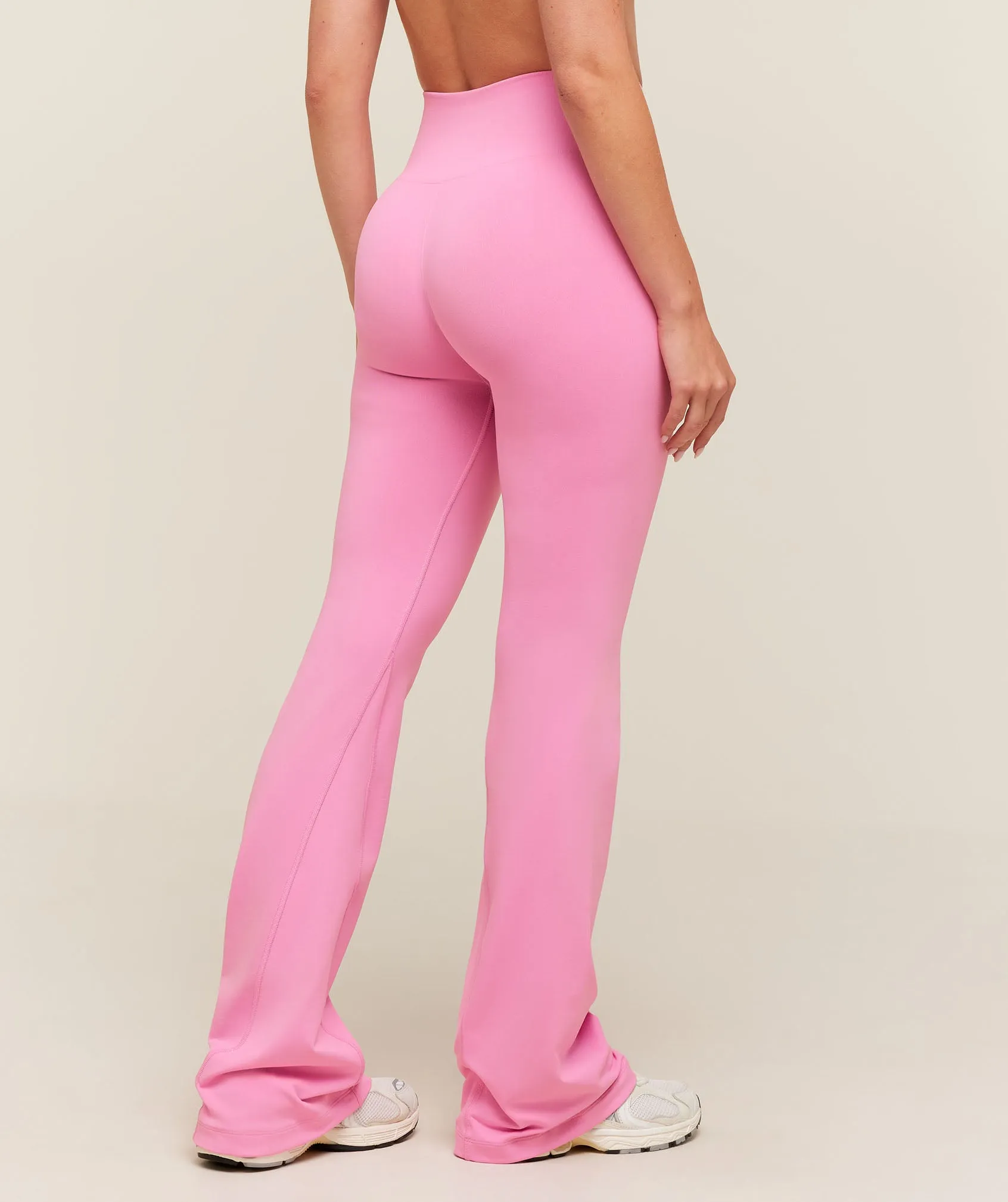 Gymshark Soft Sculpt Flared Leggings - Focus Pink sold by Gymshark product image thumbnail 2