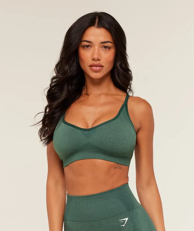 Gymshark Vital Sports Bra - Obsidian Green Marl made by Gymshark