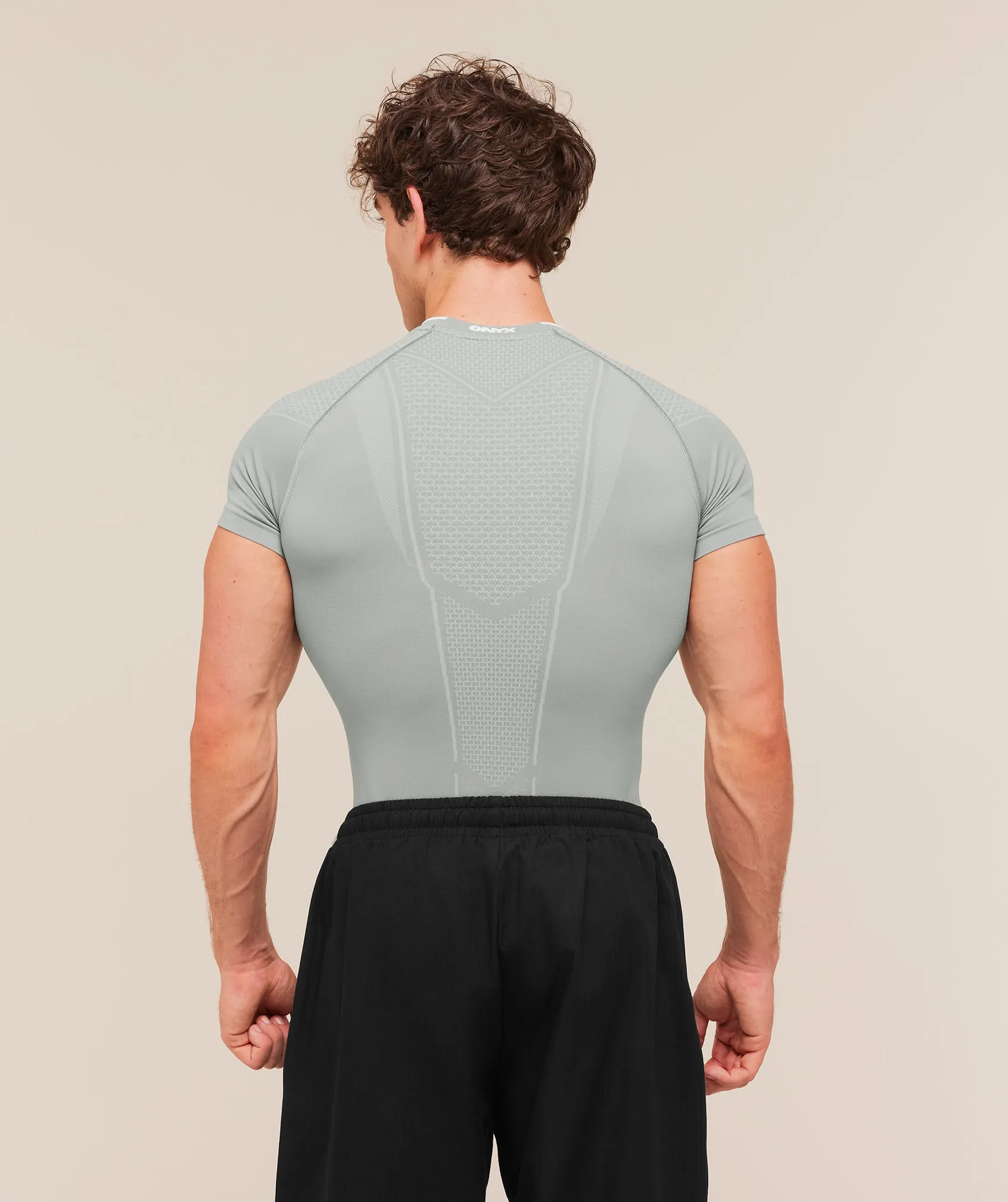 Gymshark Onyx V1 T-Shirt - Smokey Grey/Light Grey/White sold by Gymshark product image thumbnail 3