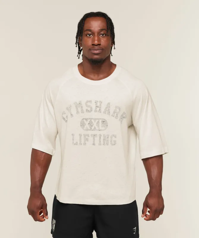 Gymshark Summer Pump T-Shirt - Tinted White made by Gymshark