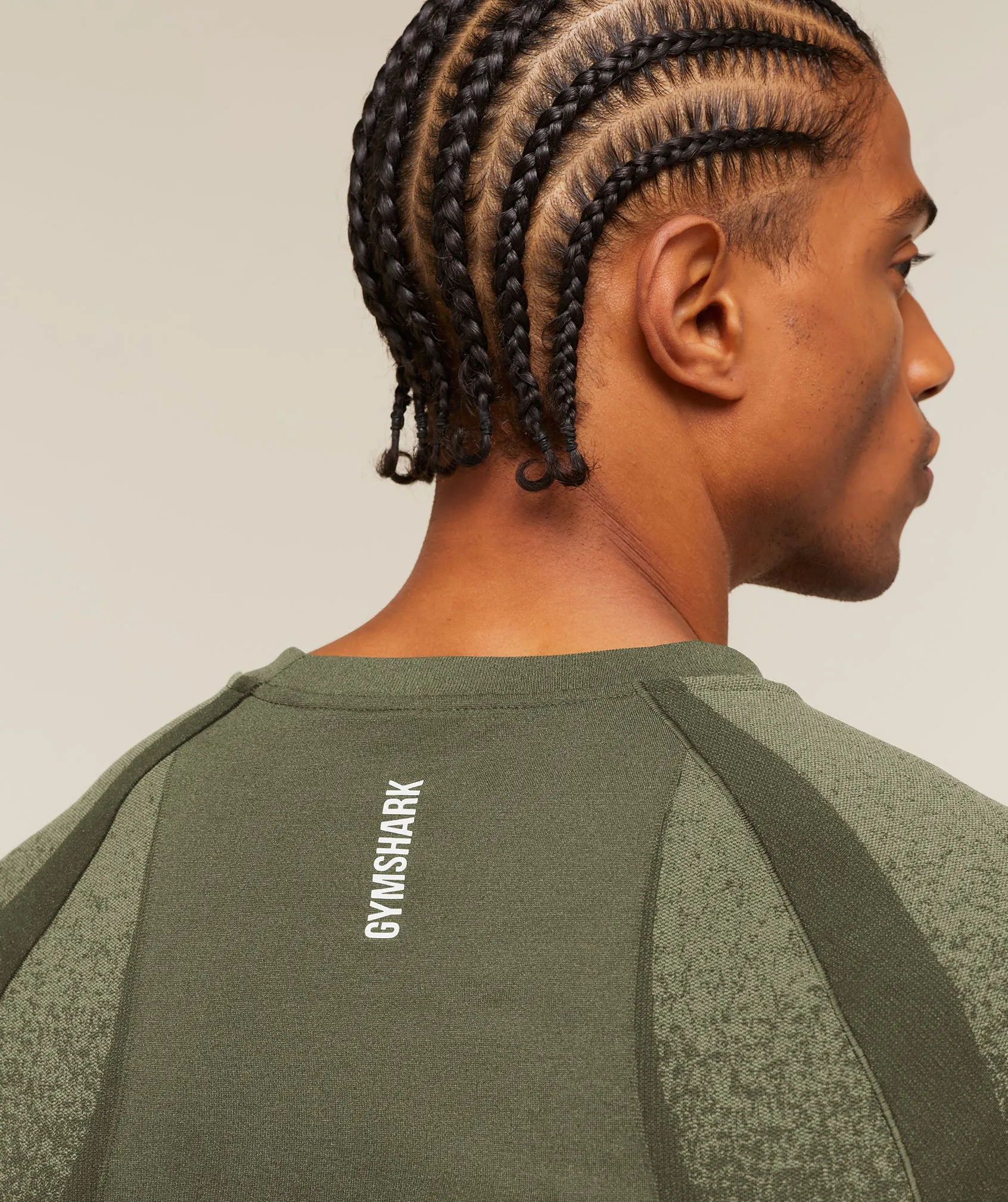 Gymshark Shadow Seamless T Shirt - Core Olive sold by Gymshark product image thumbnail 5