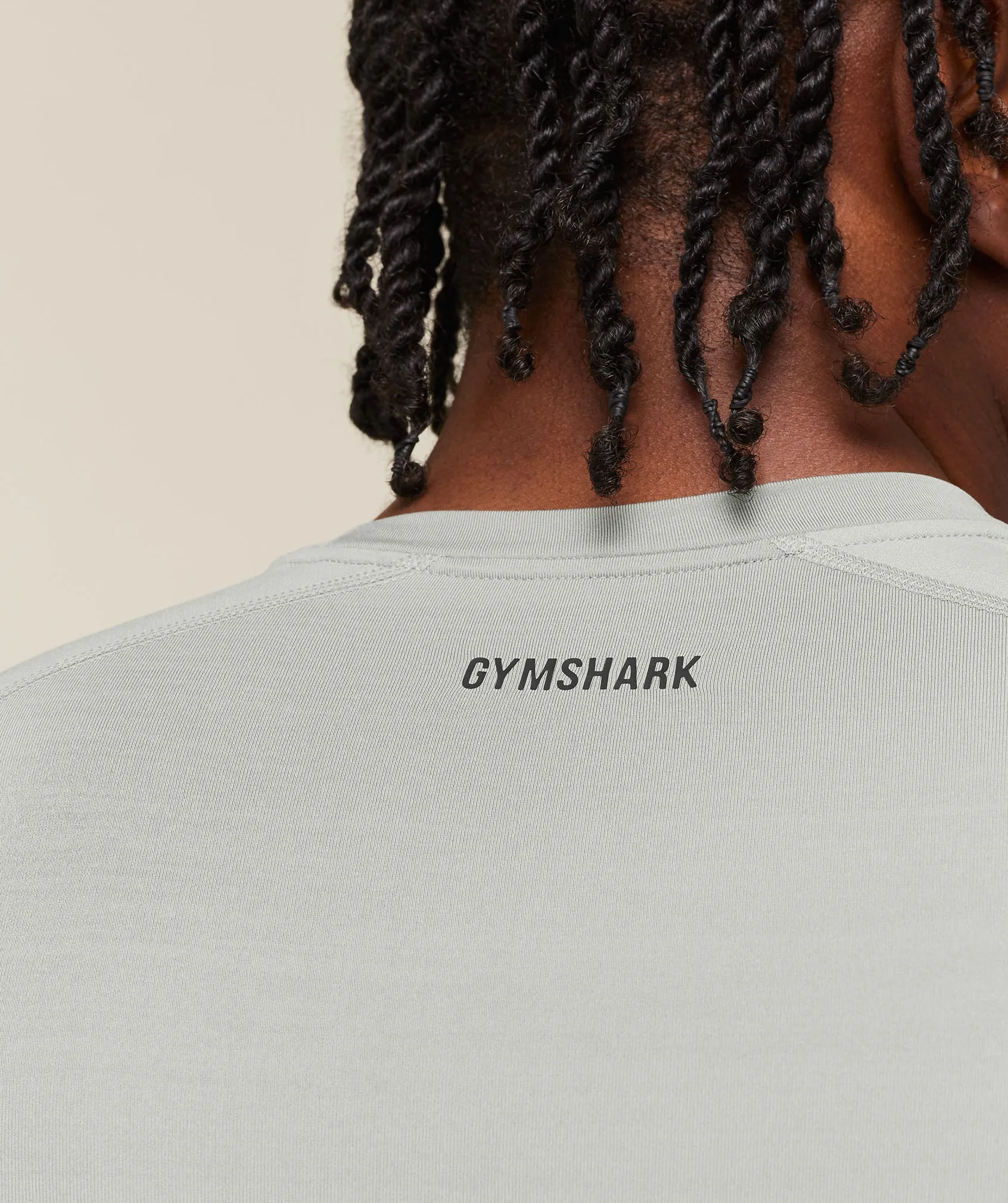 Gymshark Element Baselayer Long Sleeve T-Shirt - Smokey Grey sold by Gymshark product image thumbnail 5