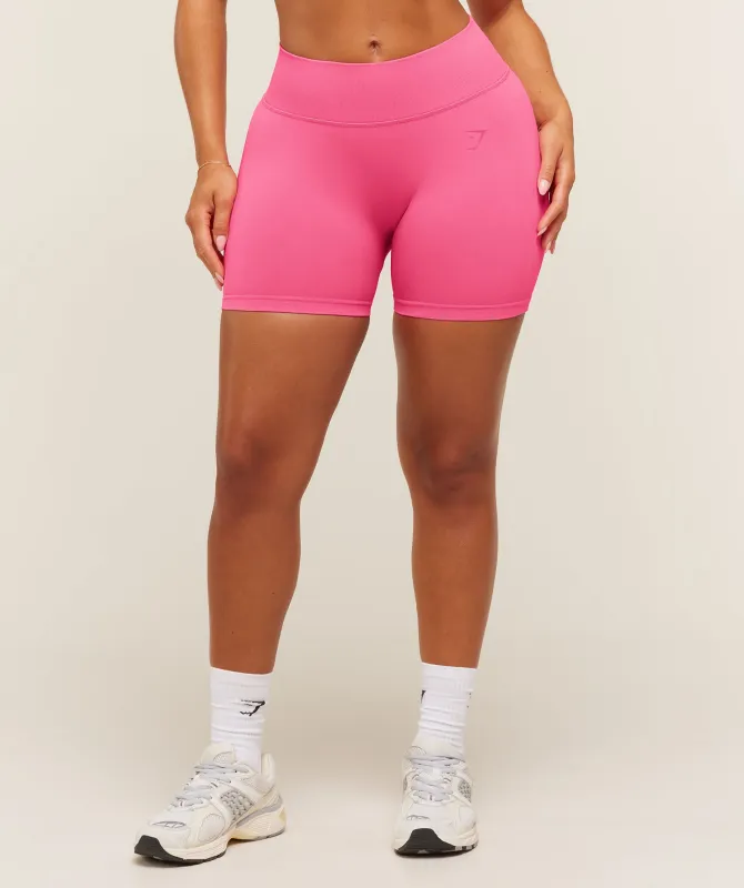 Gymshark Lift Seamless 2.0 Mid-Rise Shorts - Physical Pink made by Gymshark