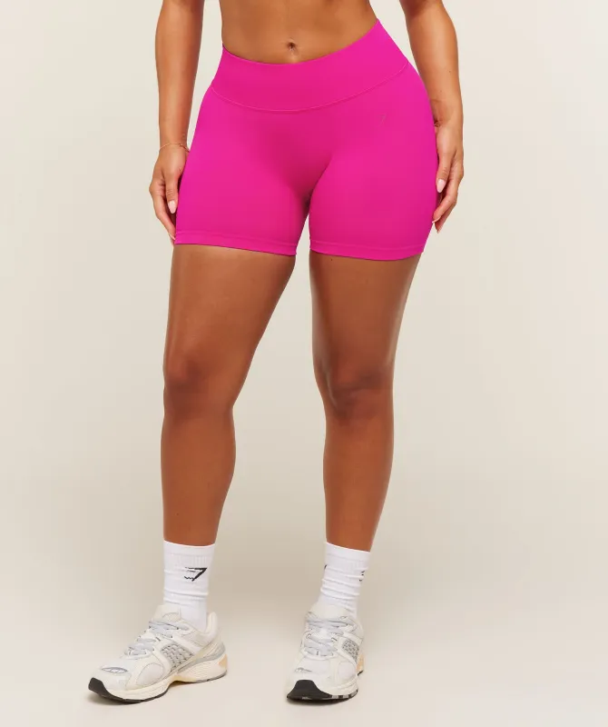 Gymshark Lift Seamless 2.0 Mid-Rise Shorts - Super-Set Pink made by Gymshark