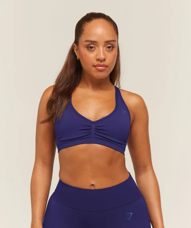 Gymshark Lift Seamless Sports Bra - Indigo Purple made by Gymshark
