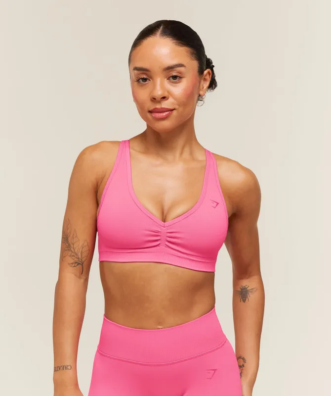 Gymshark Lift Seamless Sports Bra - Physical Pink made by Gymshark
