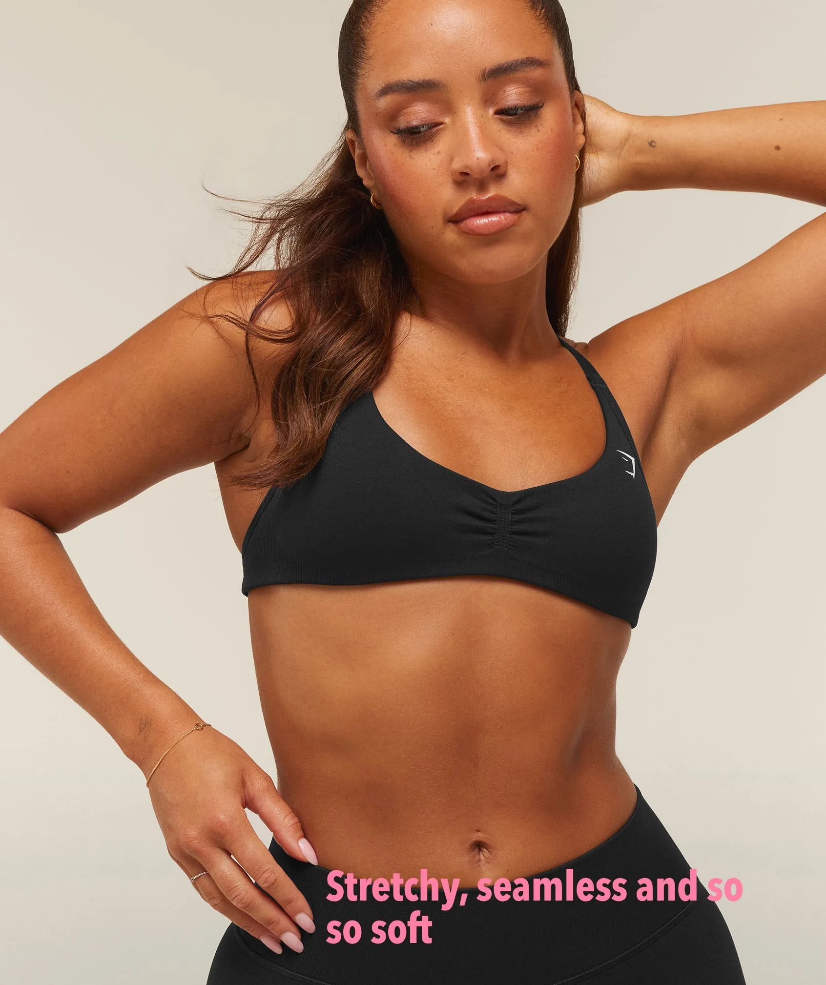 Gymshark Lift Seamless 2.0 Sports Bra - Black sold by Gymshark product image thumbnail 3