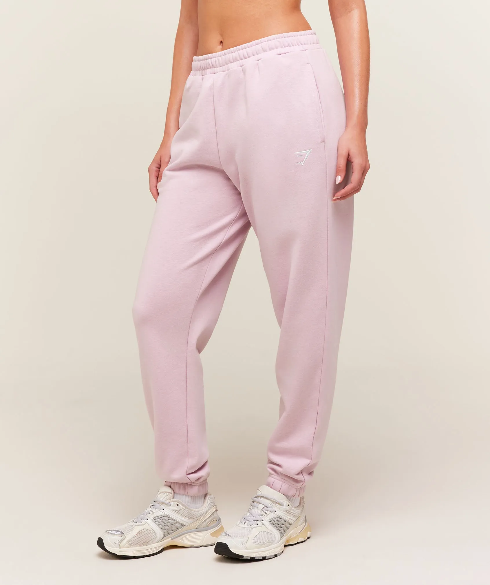 Gymshark Training Regular Fleece Joggers - Haze Pink sold by Gymshark product image thumbnail 3