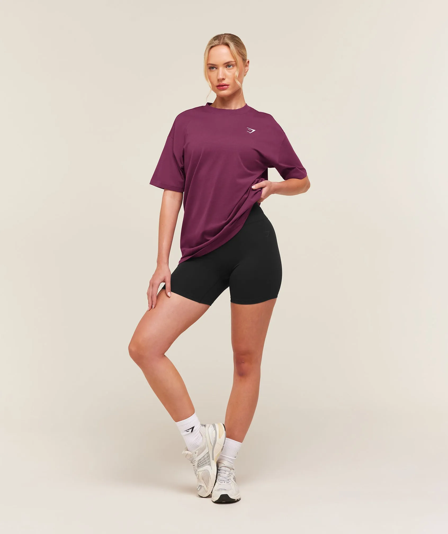 Gymshark Training Oversized T-Shirt - Strength Pink sold by Gymshark product image thumbnail 4