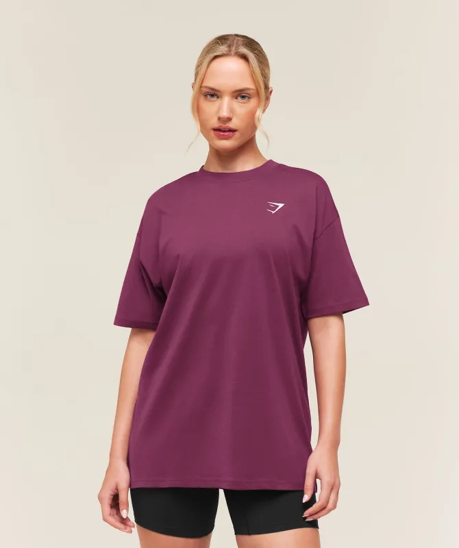 Gymshark Training Oversized T-Shirt - Strength Pink made by Gymshark