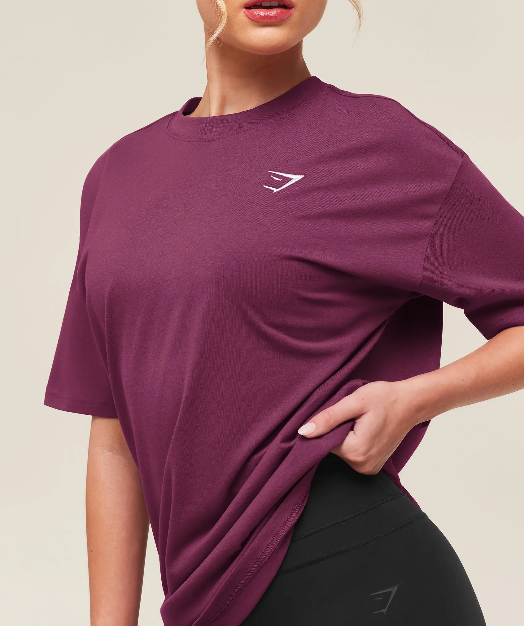 Gymshark Training Oversized T-Shirt - Strength Pink sold by Gymshark product image thumbnail 5