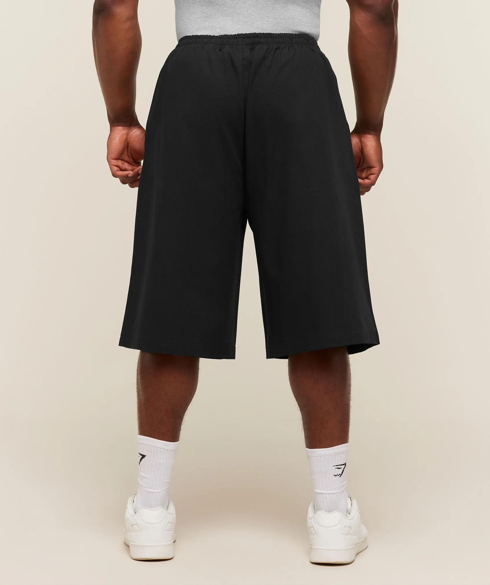 Gymshark Longline Pumper Shorts - Black sold by Gymshark product image thumbnail 2