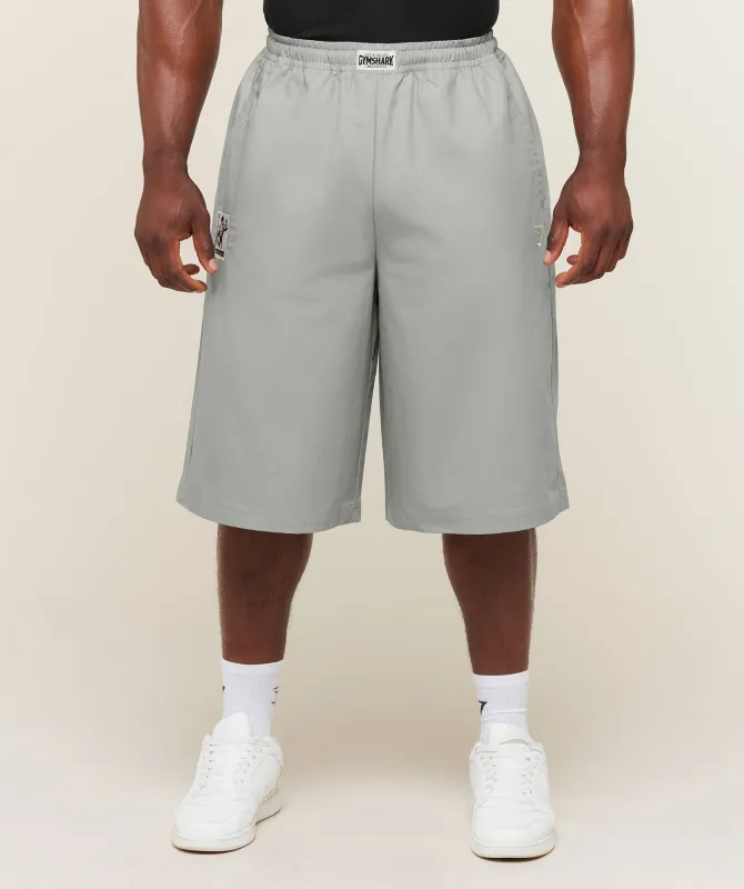 Gymshark Longline Pumper Shorts - Smokey Grey made by Gymshark