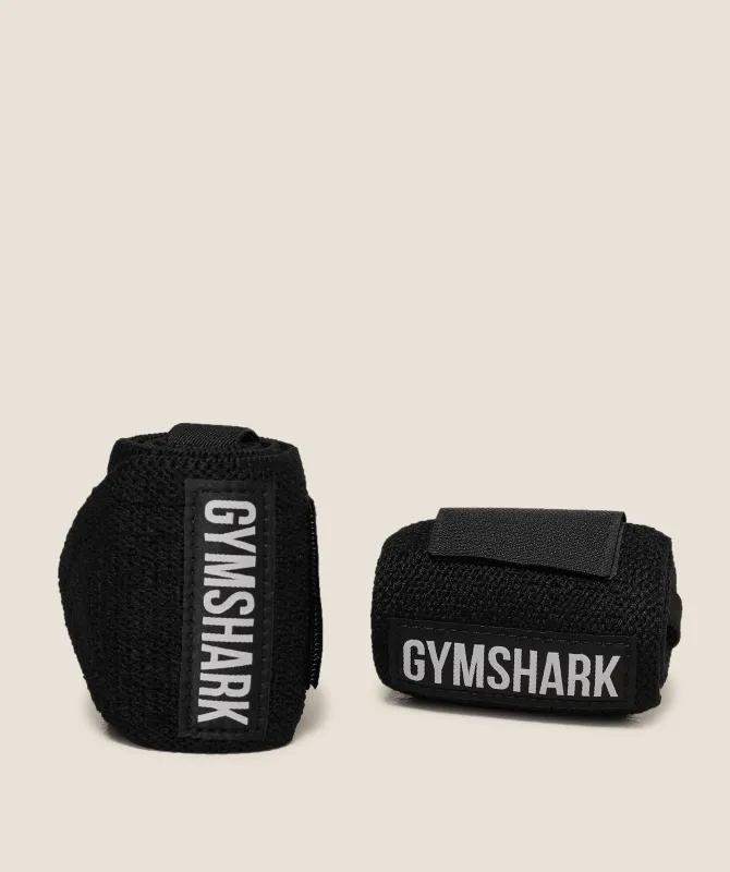 Gymshark Wrist Straps - Black made by Gymshark