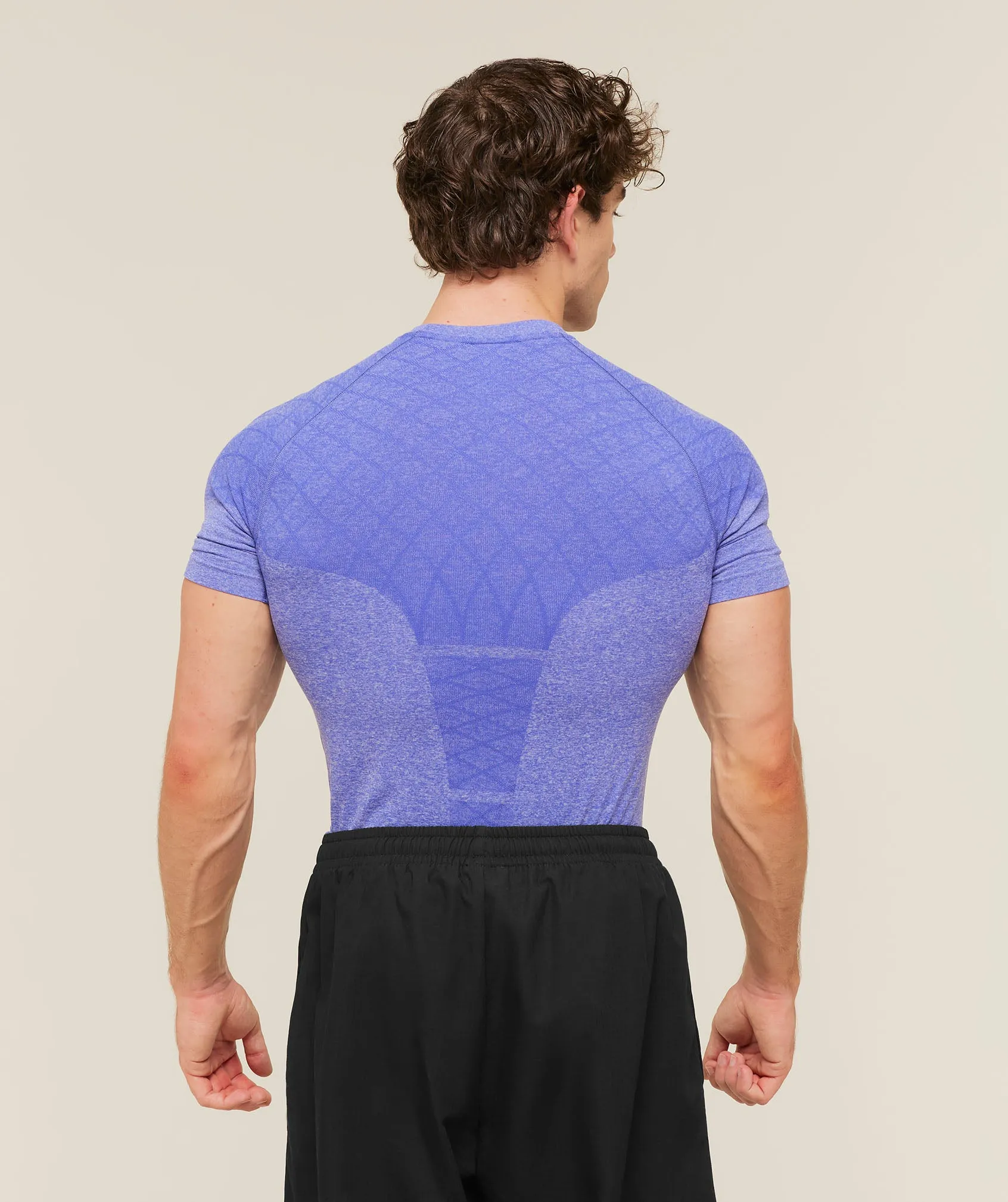 Gymshark Devant Seamless T-Shirt - Amethyst sold by Gymshark product image thumbnail 3