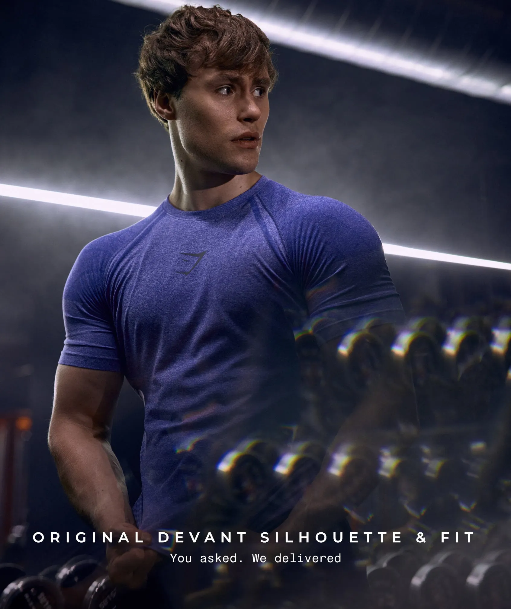 Gymshark Devant Seamless T-Shirt - Amethyst sold by Gymshark product image thumbnail 2