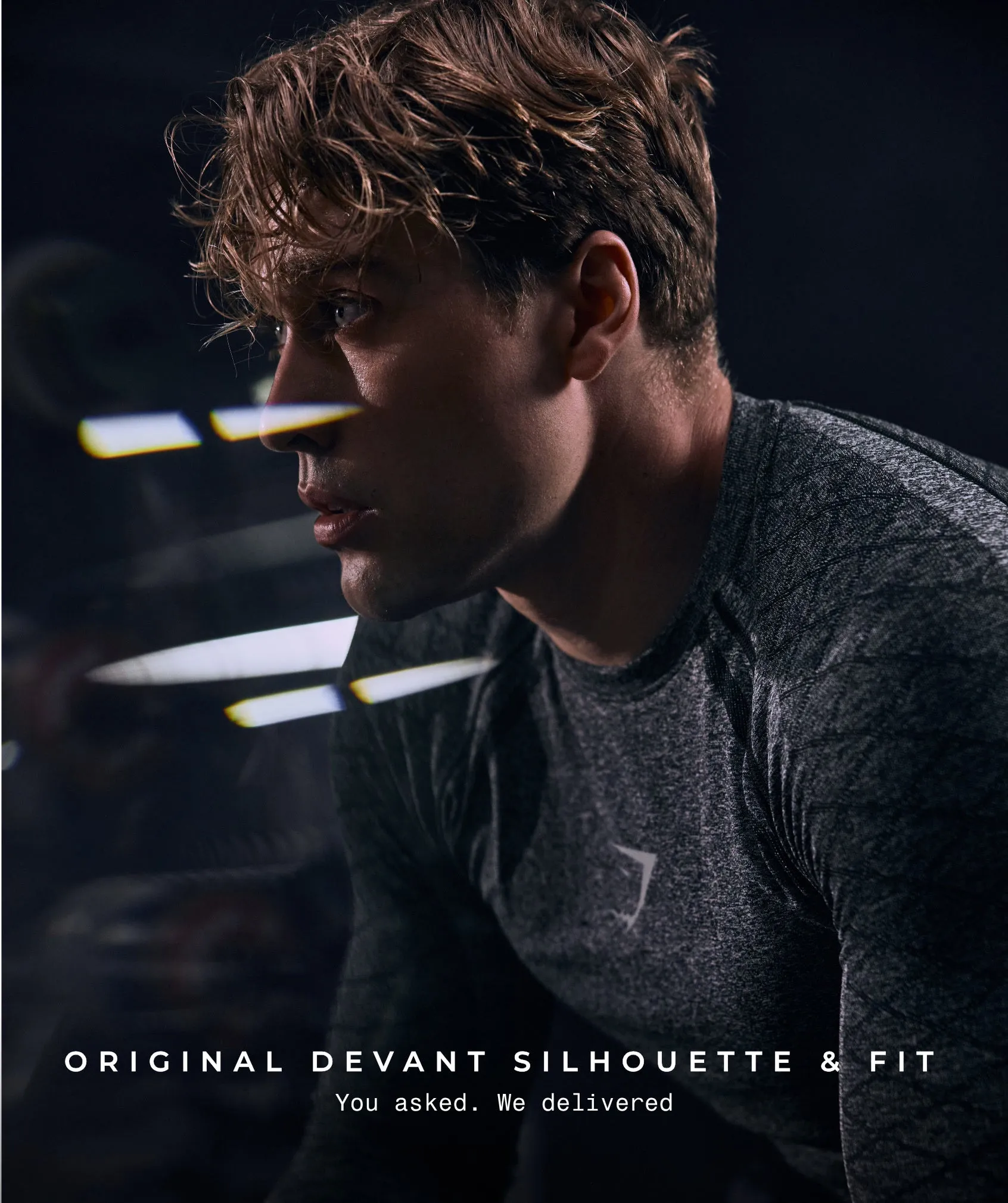 Gymshark Devant Seamless Long Sleeve T-Shirt - Black sold by Gymshark product image thumbnail 2