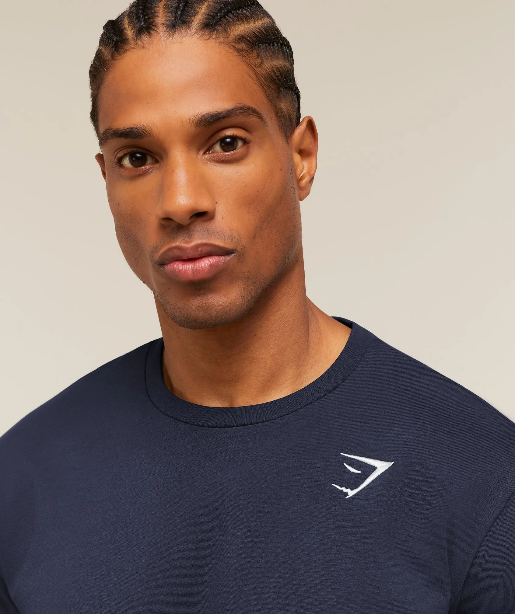 Gymshark Crest T-Shirt - Heavy Blue sold by Gymshark product image thumbnail 4