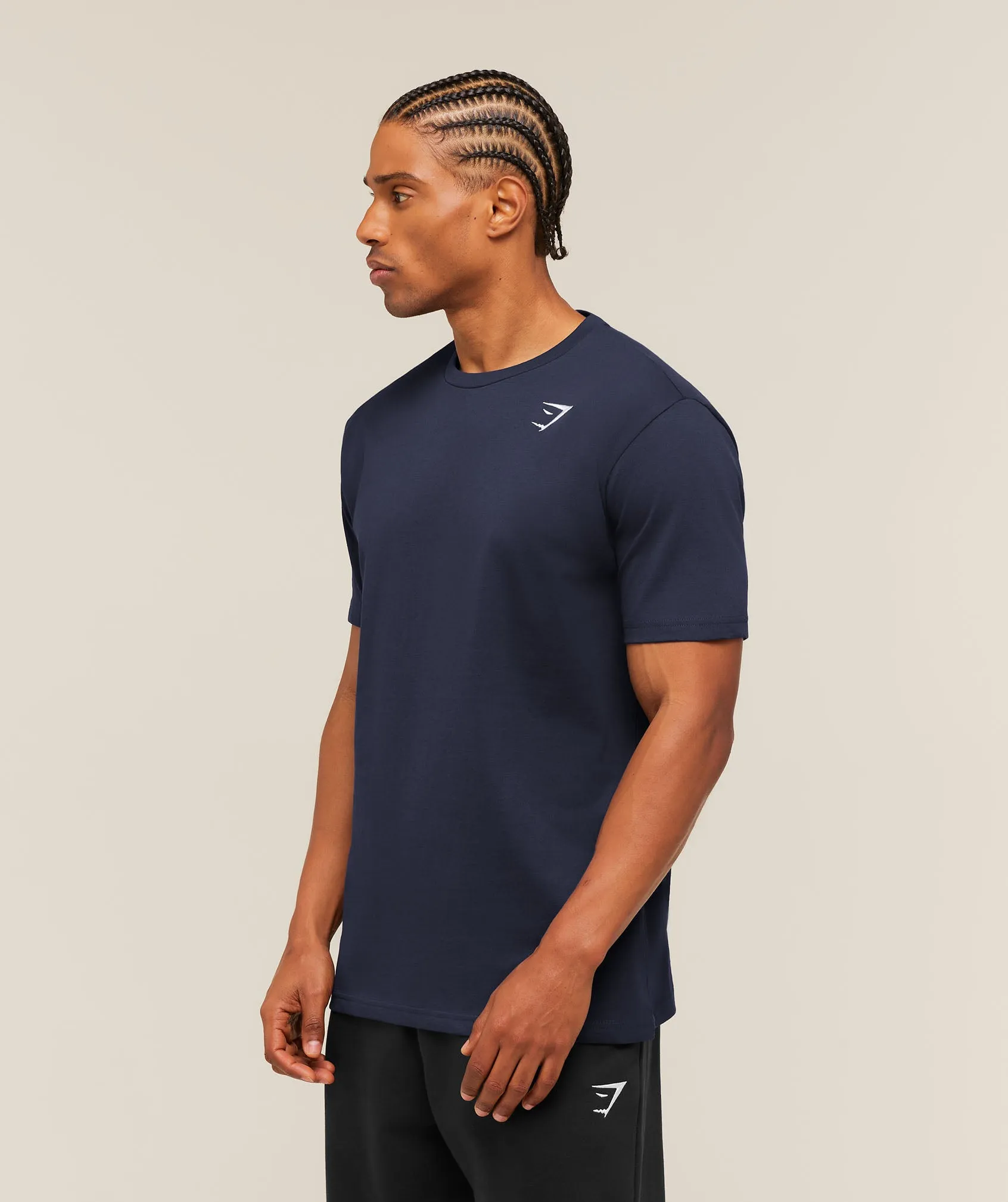 Gymshark Crest T-Shirt - Heavy Blue sold by Gymshark product image thumbnail 3