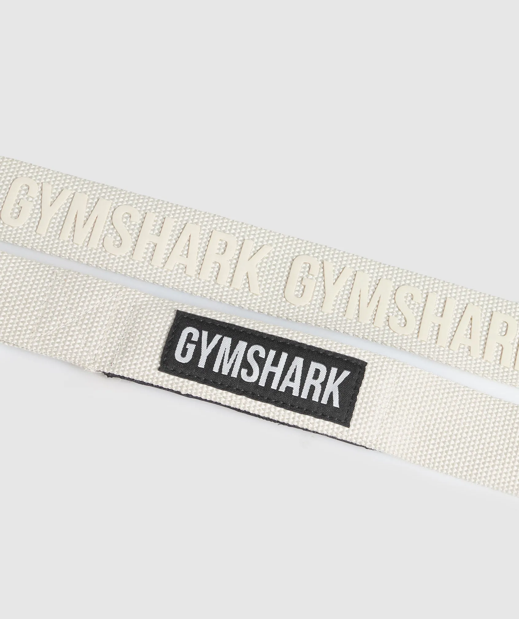 Gymshark Silicone Lifting Straps - Oat White sold by Gymshark product image thumbnail 2